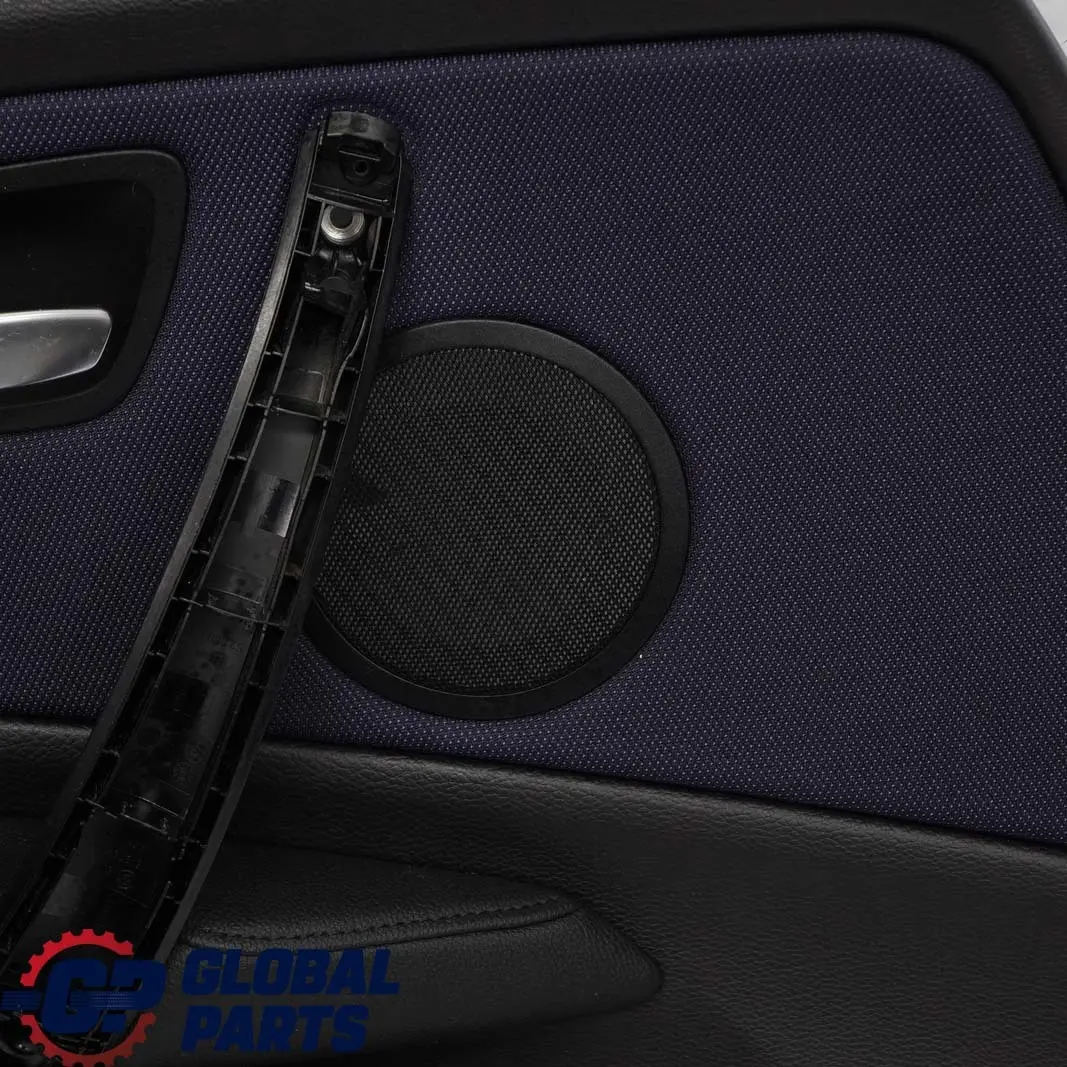 BMW E81 E82 Pannello Porta Anteriore Sinistra Rete Tessuto Blu Monaco - SKU 9121235 - Numero di parte 9121235