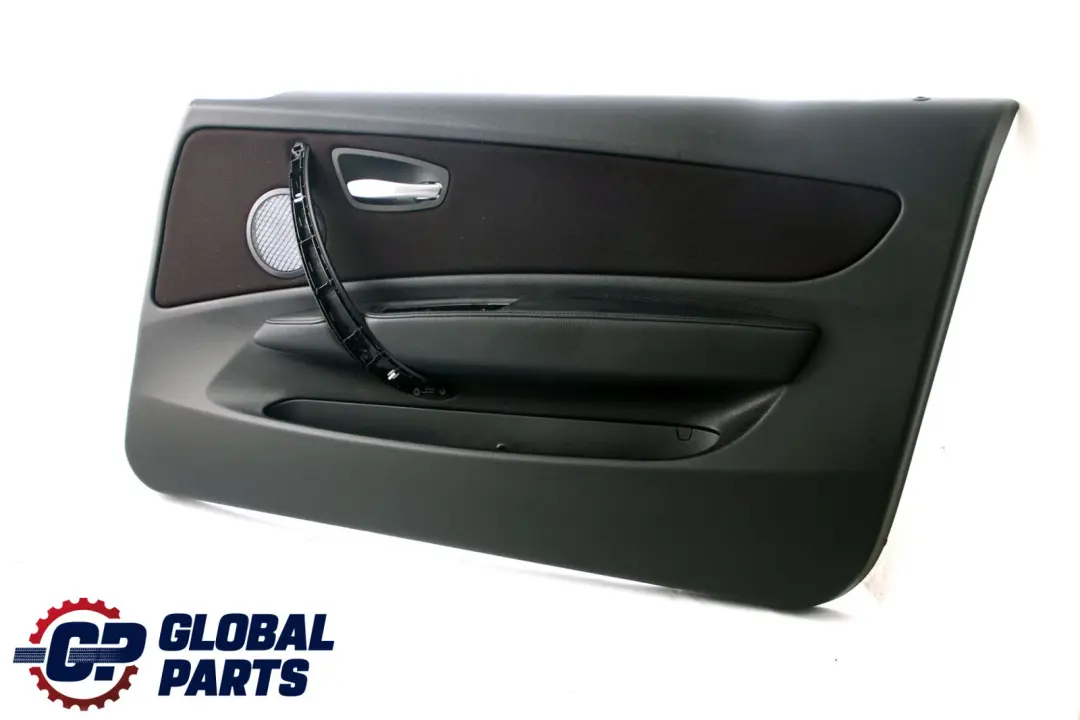 Door Card Trim Panel Front Right O/S Cloth Network Cranberry Red BMW 1 E81 E82 - SKU 9121238 - Part number 9121238