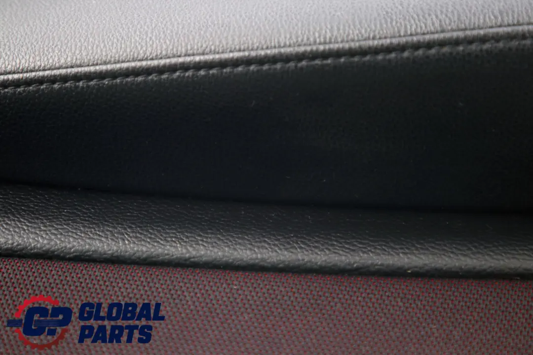 Door Card Trim Panel Front Right O/S Cloth Network Cranberry Red BMW 1 E81 E82 - SKU 9121238 - Part number 9121238