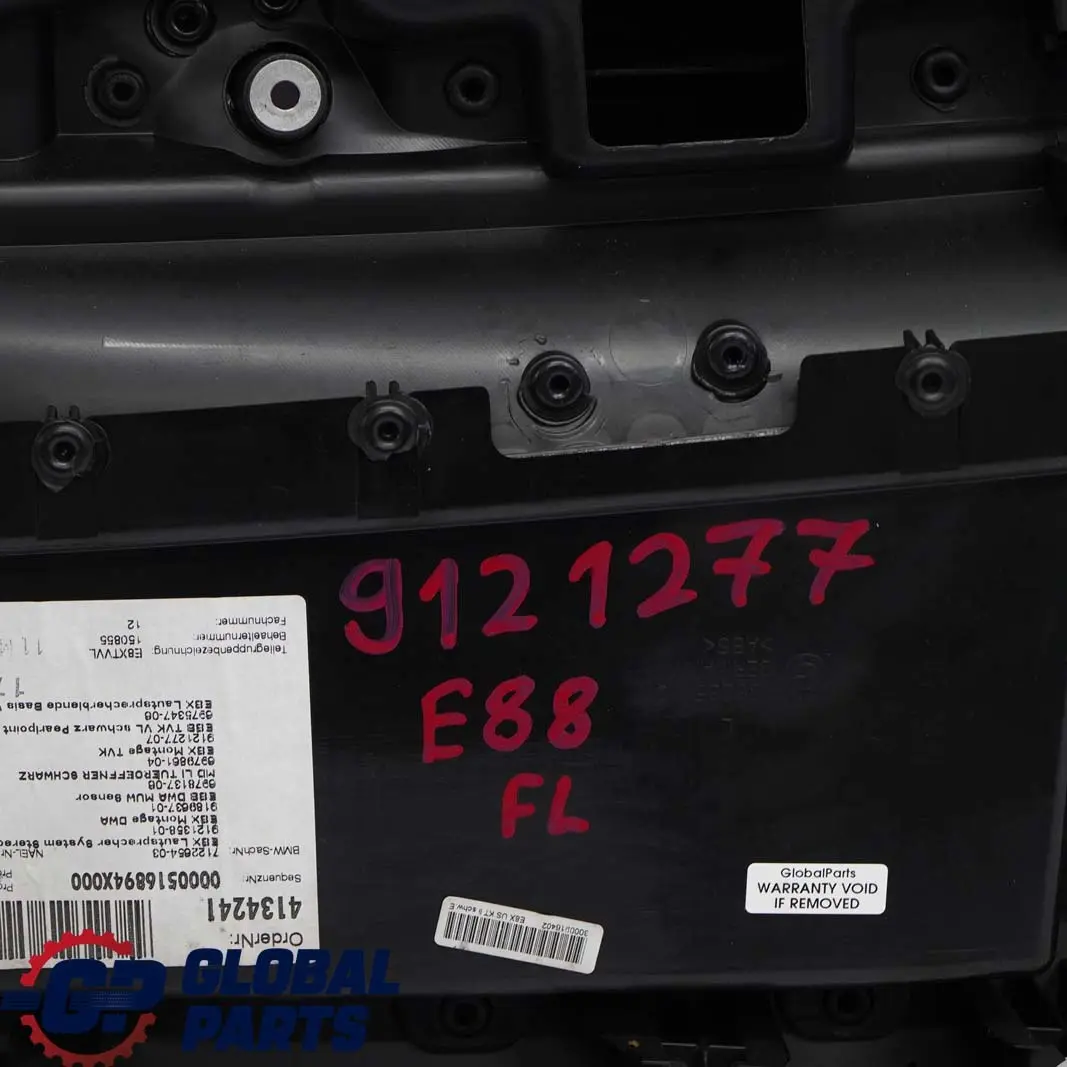 BMW 1 E88 Cabrio Front Left N/S Trim Panel Door Card Cloth Fabric Pearlpoint - SKU 9121277 - Part number 9121277