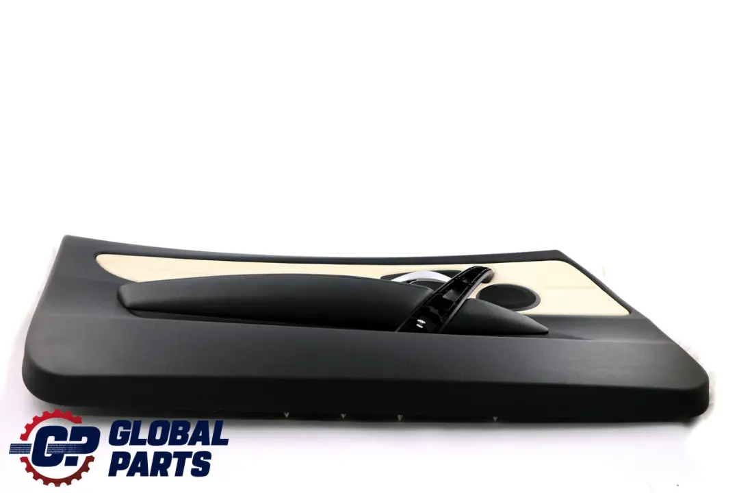 BMW 1 Series E88 Front Left N/S Trim Panel Door Card Leather Dakota Lemon - SKU 9121295 - Part number 9121295