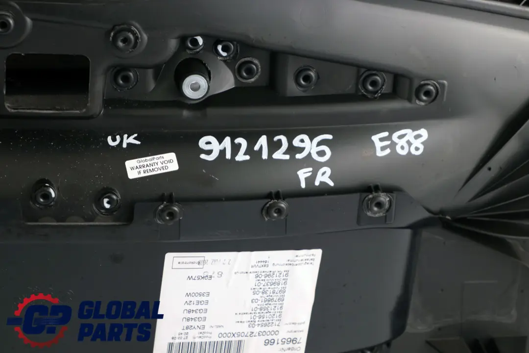 Front Right O/S Trim Panel Door Card Leather Dakota Lemon to BMW 1 Series E88 with Part number 9121296 BMW 1 Series E88 Front Right O/S Trim Panel Door Card Leather Dakota Lemon - SKU 9121296 - Part number 9121296