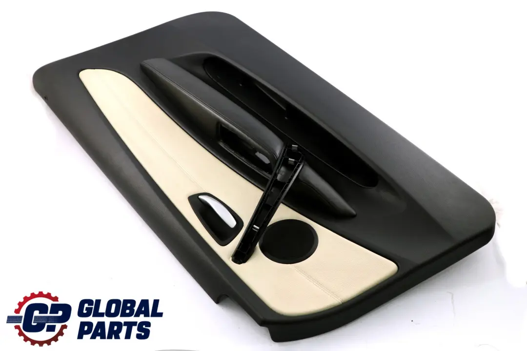 BMW 1 Series E88 Front Right O/S Trim Panel Door Card Leather Dakota Lemon - SKU 9121296 - Part number 9121296