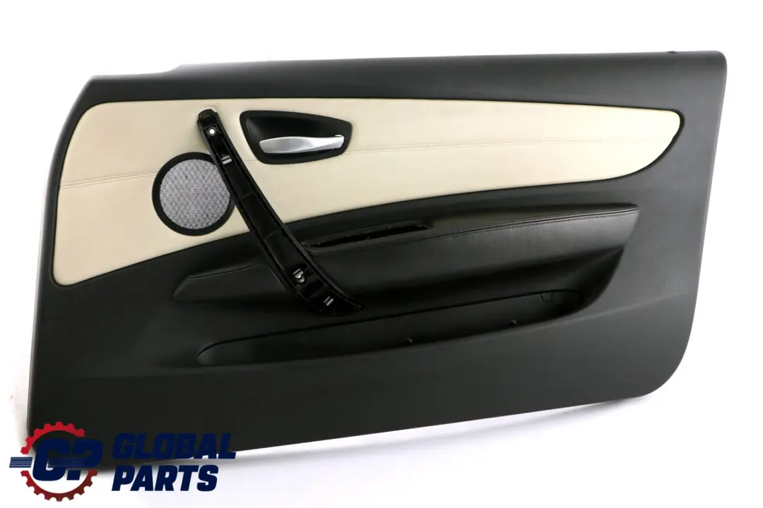 Front Right O/S Trim Panel Door Card Leather Dakota Lemon to BMW 1 Series E88 with Part number 9121296 BMW 1 Series E88 Front Right O/S Trim Panel Door Card Leather Dakota Lemon - SKU 9121296 - Part number 9121296