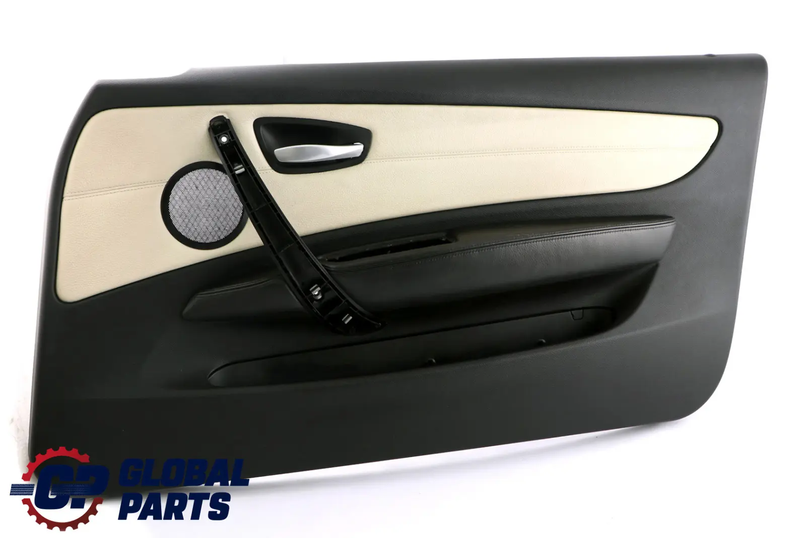 BMW 1 Series E88 Front Right O/S Trim Panel Door Card Leather Dakota Lemon