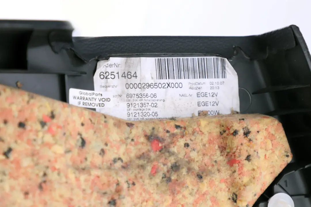 Panneau d'habillage arriere droit Carte de porte en tissu Anthracite pour BMW E81 à propos du numéro de pièce 9121320 BMW E81 Panneau d'habillage arriere droit Carte de porte en tissu Anthracite - SKU 9121320 - Numéro de pièce 9121320