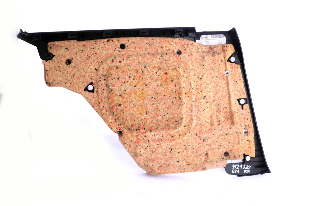 BMW 1 Series E81 Rear Right O/S Trim Panel Door Card Cloth Network Anthracite - SKU 9121320 - Part number 9121320