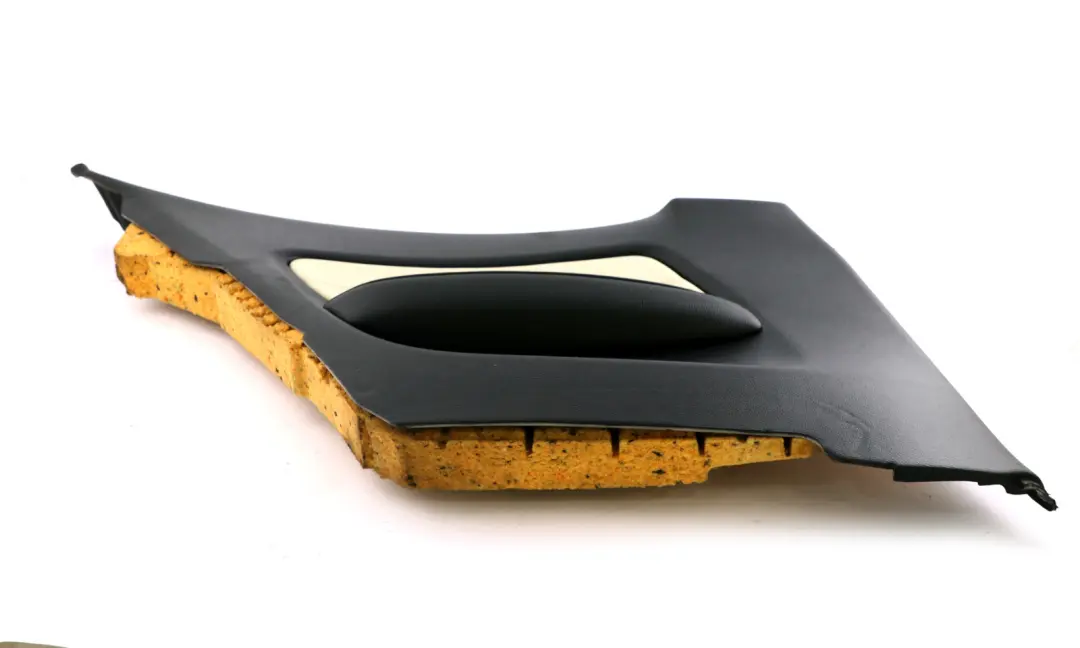 Left N/S Lateral Trim Panel Cover Leather Lemon to BMW 1 Series E81 Rear with Part number 9121343 BMW 1 Series E81 Rear Left N/S Lateral Trim Panel Cover Leather Lemon - SKU 9121343 - Part number 9121343