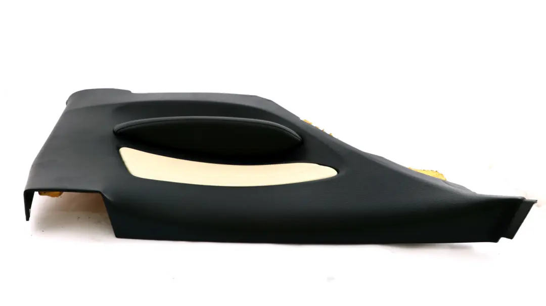 Left N/S Lateral Trim Panel Cover Leather Lemon to BMW 1 Series E81 Rear with Part number 9121343 BMW 1 Series E81 Rear Left N/S Lateral Trim Panel Cover Leather Lemon - SKU 9121343 - Part number 9121343