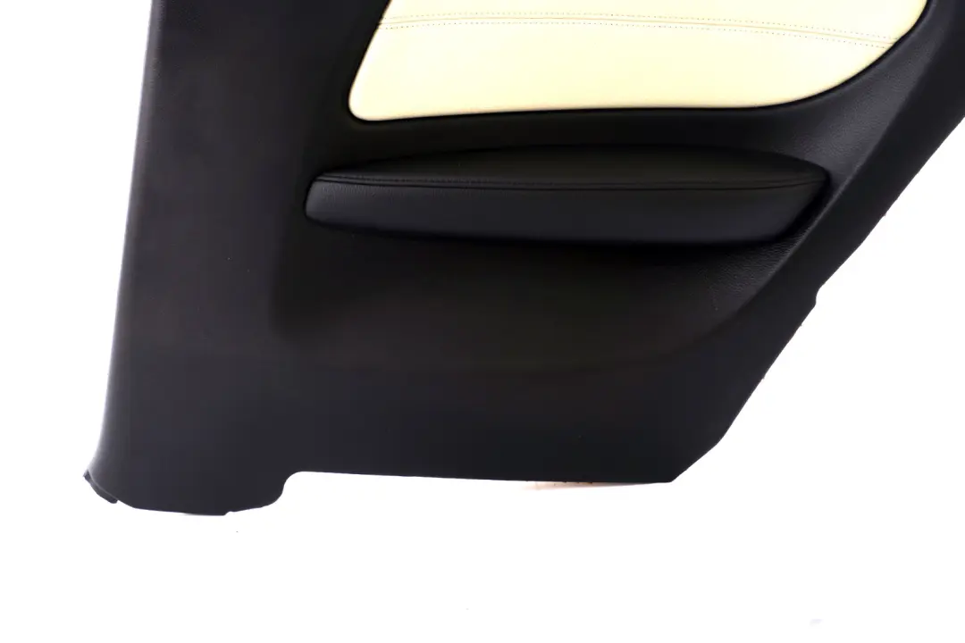 Right O/S Lateral Trim Panel Cover Leather Lemon to BMW 1 Series E81 Rear with Part number 9121344 BMW 1 Series E81 Rear Right O/S Lateral Trim Panel Cover Leather Lemon - SKU 9121344 - Part number 9121344