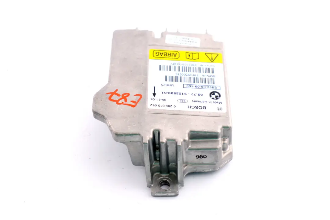  Steuergerät Airbag BMW E81 E87 E90 E91 ECU Keine Unfall Daten - SKU 9122500 - Teilenummer 9122500