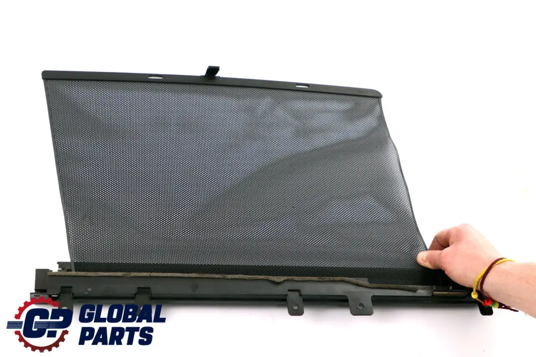 BMW E61 Sinistra Porta posteriore parasole Schwarz Nero - SKU 9122641 - Numero di parte 9122641
