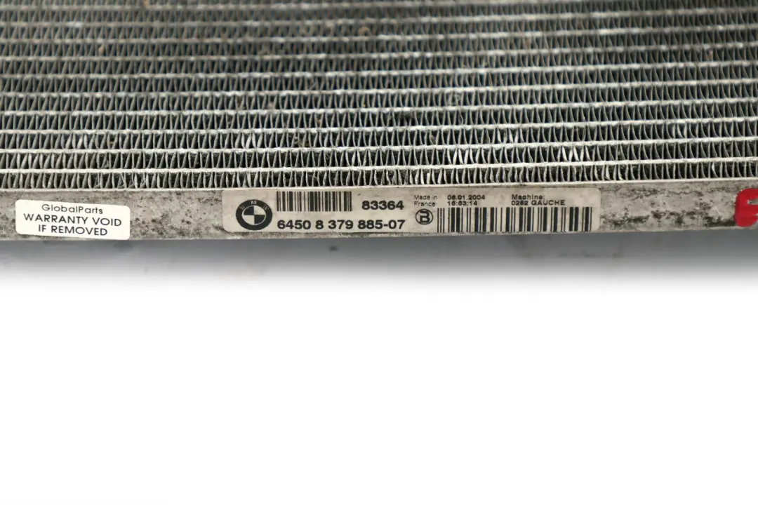 Condensateur Climatisation 8379885 pour BMW 5 6 7 E60 E63 E65 à propos du numéro de pièce 9122825 BMW 5 6 7 E60 E63 E65 Condensateur Climatisation 8379885 - SKU 9122825 - Numéro de pièce 9122825