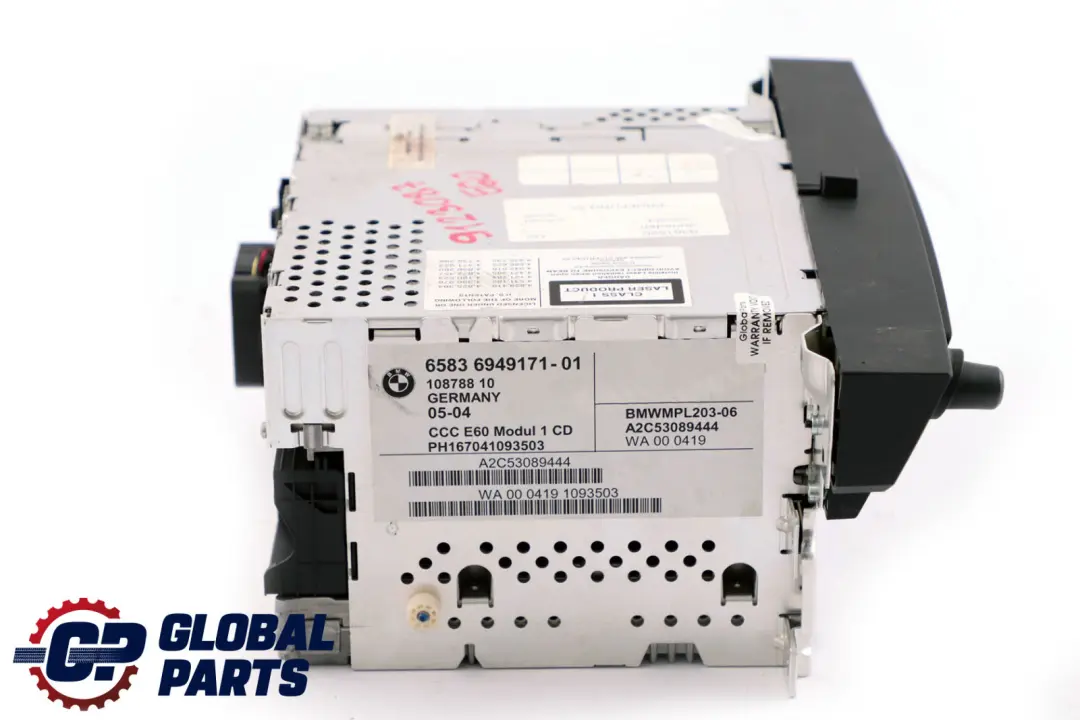 BMW E60 E61 CCC CD Professional Navigation System Controller 6949171 - SKU 9123087 - Teilenummer 9123087