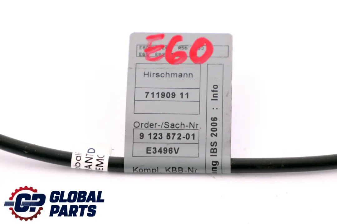 Adapterleitung IBS 6112 für BMW 5 6 er E60 E61 E63 E64 mit Teilenummer 9123572 BMW 5 6 er E60 E61 E63 E64 Adapterleitung IBS 6112 - SKU 9123572 - Teilenummer 9123572