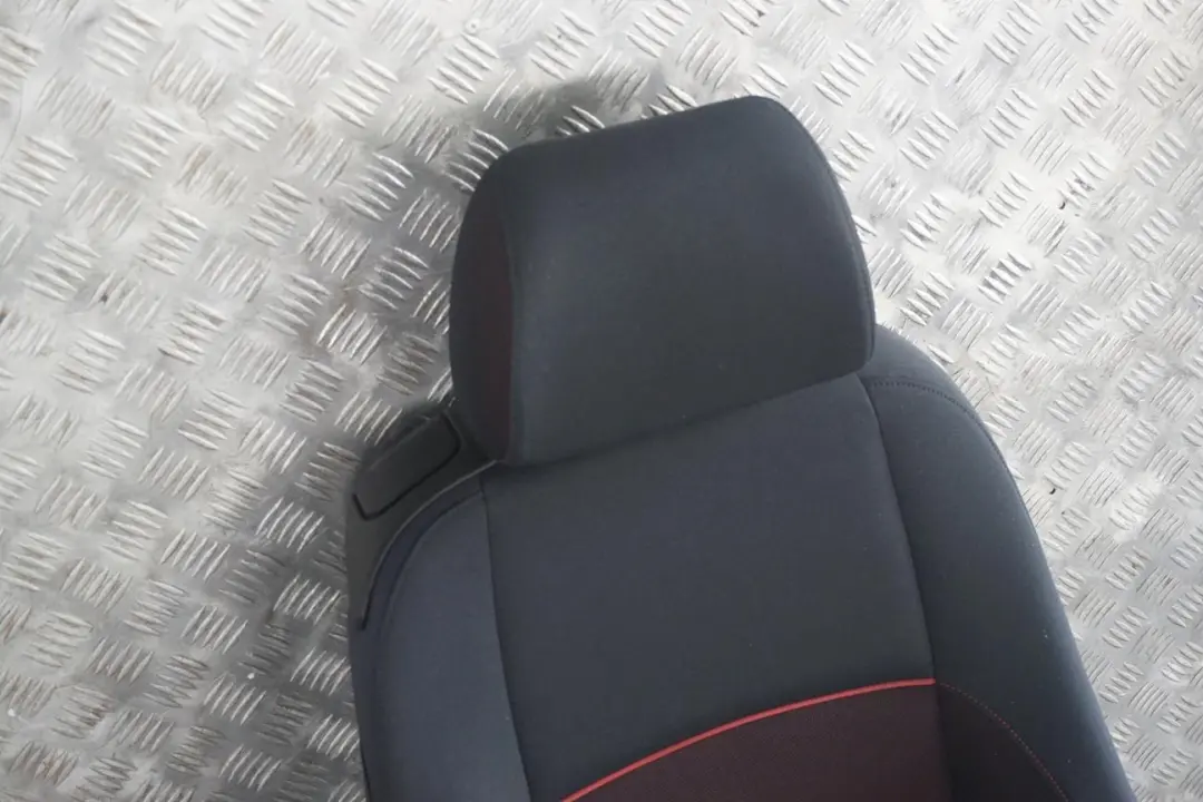 BMW 1 er E81 M Sport Vorne Rechts Sitz Sportsitz Stoff Network Cranberry Rot - SKU 9124294 - Teilenummer 9124294