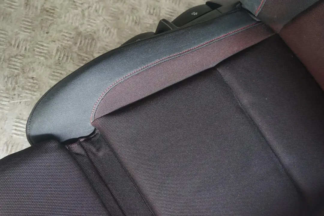 BMW E81 M Sport Front Right O/S Seat Cloth Fabric Network Cranberry Red - SKU 9124294 - Part number 9124294