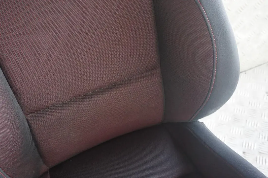 BMW E81 M Sport Front Right O/S Seat Cloth Fabric Network Cranberry Red - SKU 9124294 - Part number 9124294