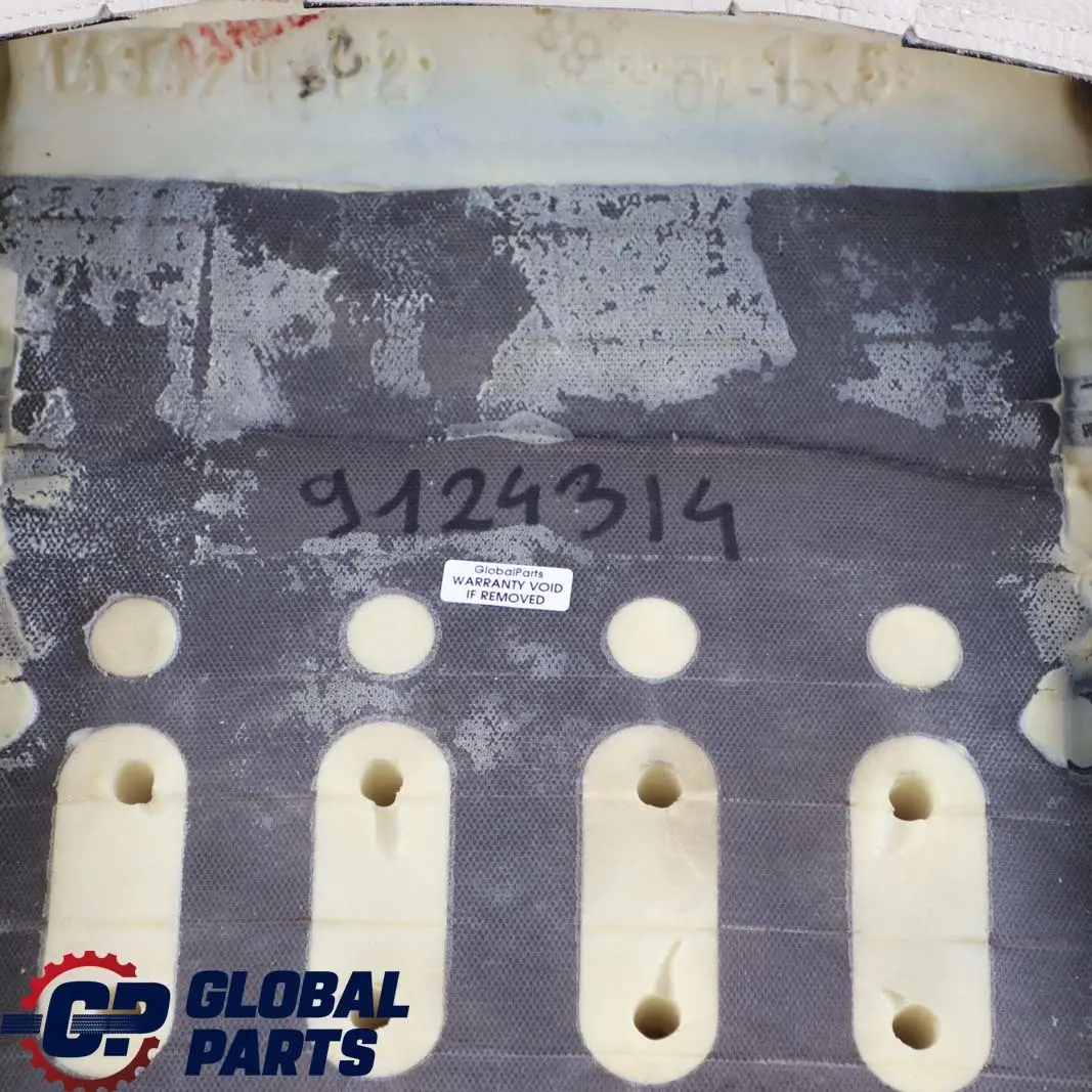 Front Right O/S Leather Lemon Interior Cover Backrest to BMW 1 Series E81 with Part number 9124314 BMW 1 Series E81 Front Right O/S Leather Lemon Interior Cover Backrest - SKU 9124314 - Part number 9124314