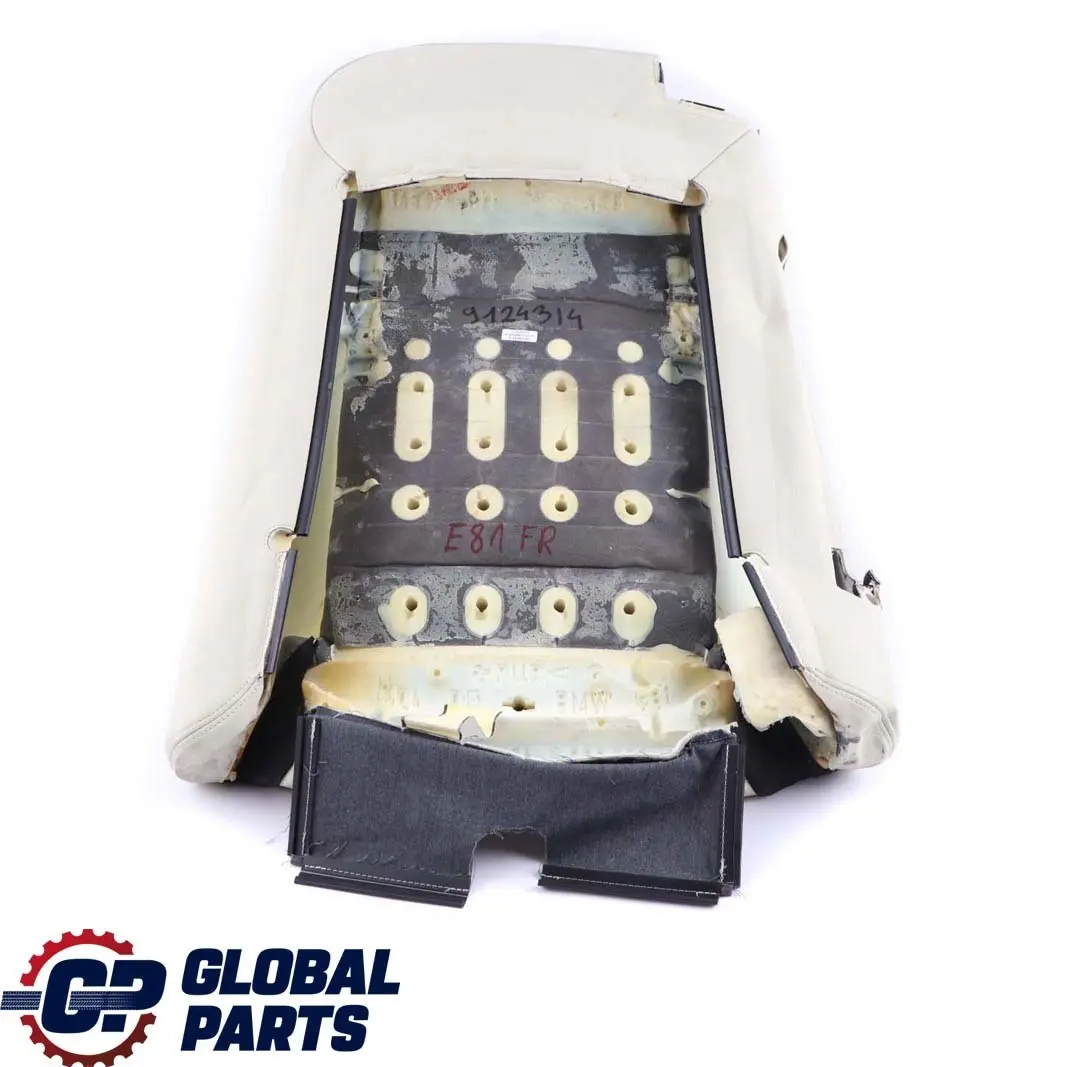 BMW 1 Series E81 Front Right O/S Leather Lemon Interior Cover Backrest - SKU 9124314 - Part number 9124314