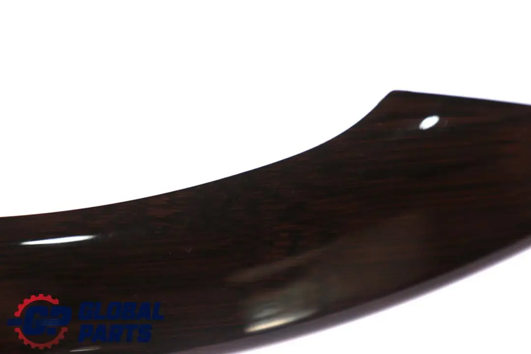 BMW X6 Series E71 Rear Seat Decor Wood Strip Trim Left N/S Bamboo Grain Dark - SKU 9124433 - Part number 9124433