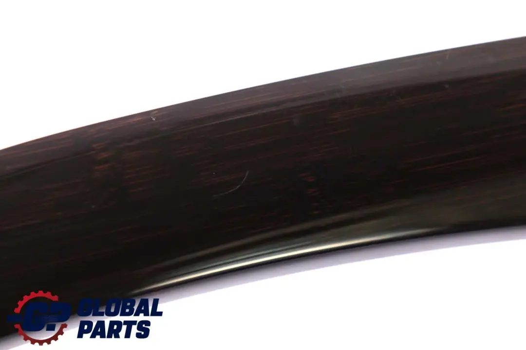 BMW X6 Series E71 Rear Seat Decor Wood Strip Trim Right O/S Bamboo Grain Dark - SKU 9124434 - Part number 9124434