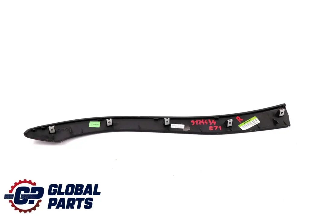 BMW X6 er E71 Rücksitz Dekorblende Holz Bambus rechts Dunkel - SKU 9124434 - Teilenummer 9124434