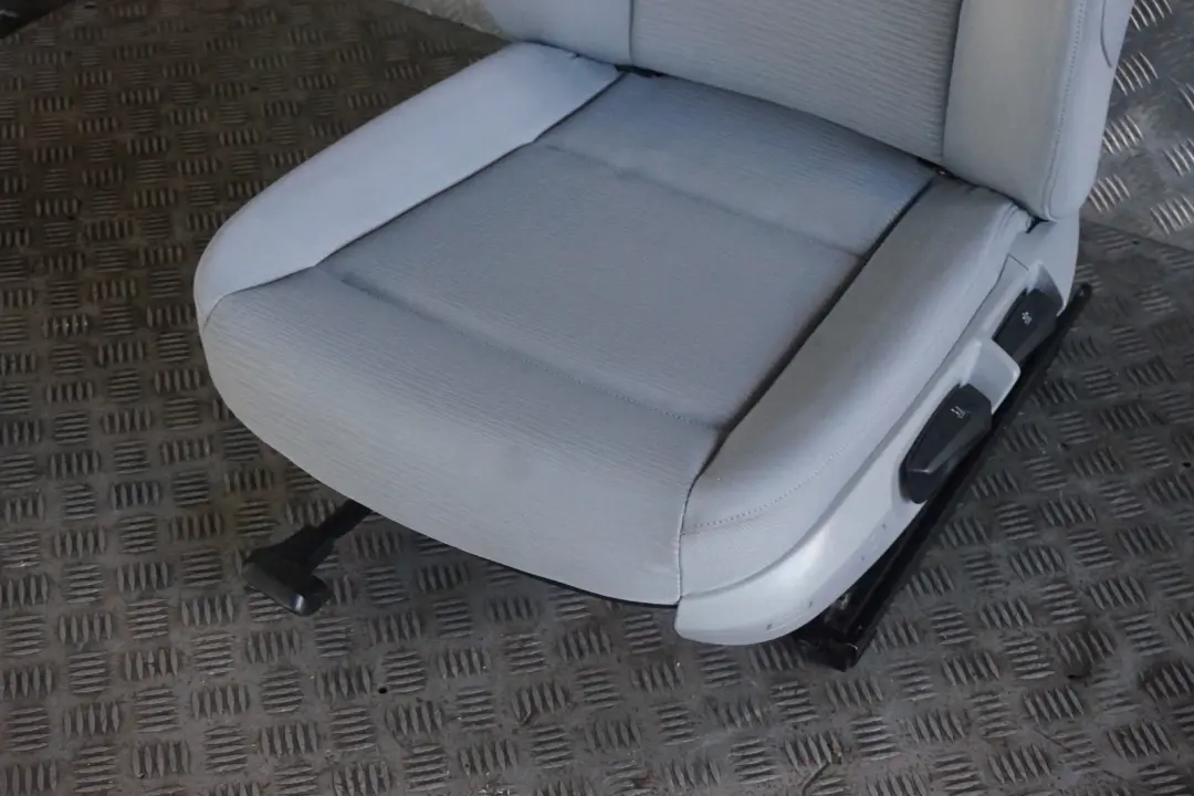 BMW 1 Series E81 Front Left Interior Seat Cover Cloth N/S Elektra Alaska Grey - SKU 9124499 - Part number 9124499