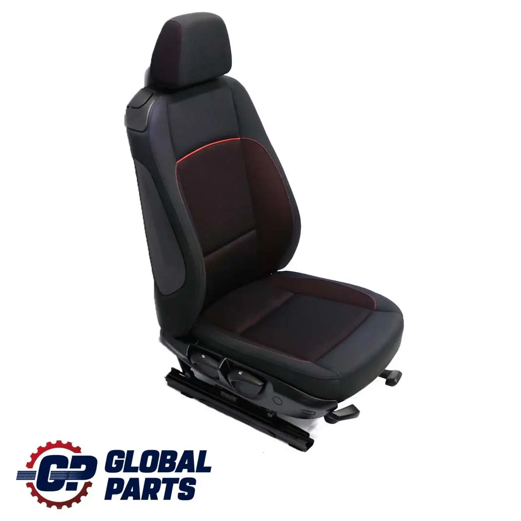 BMW 1 er E81 Vorne Rechts Sitz Stoff Network Cranberry Rot - SKU 9124568 - Teilenummer 9124568