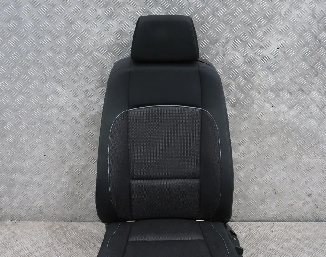 Front Left N/S Cloth Fabric Side Seat Network Anthracite to BMW 1 Series 1 E81 E82 with Part number 9124569 BMW 1 Series 1 E81 E82 Front Left N/S Cloth Fabric Side Seat Network Anthracite - SKU 9124569 - Part number 9124569