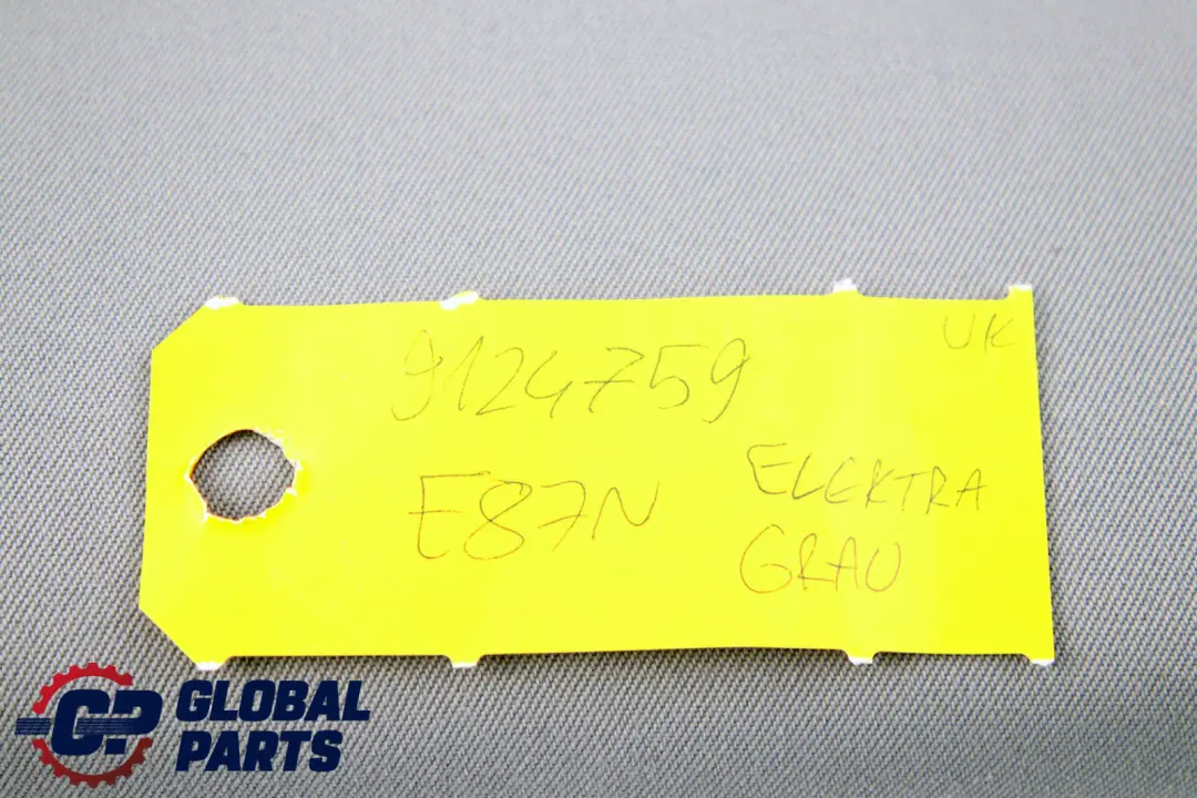 Vordersitz Kopfstütze Vorne Links Rechts Stoff Grau für BMW 1 E81 E82 E87 LCI mit Teilenummer 9124759 BMW 1 E81 E82 E87 LCI Vordersitz Kopfstütze Vorne Links Rechts Stoff Grau - SKU 9124759 - Teilenummer 9124759