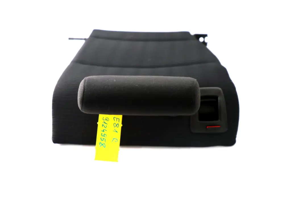  Respaldo Asiento Trasero BMW E81 E87 LCI Funda Tela Derecha Elektra Antracita - SKU 9124958 - Número de pieza 9124958