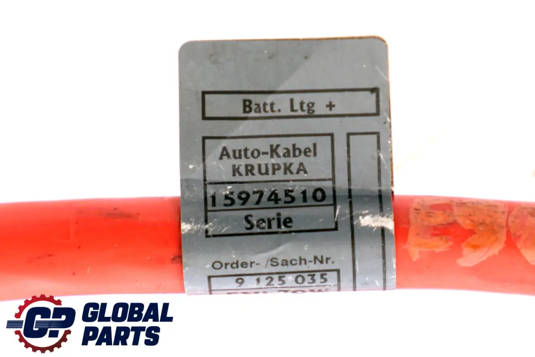 BMW 3 er E90 E90N E91N E92 E93 LCI Leitung Batterie Plus 6112 - SKU 9125035 - Teilenummer 9125035