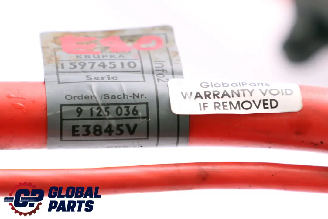 BMW 3 Series E90 E91 E92 E93 Positive Battery Lead Distribution Box Cable Rear - SKU 9125036 - Part number 9125036