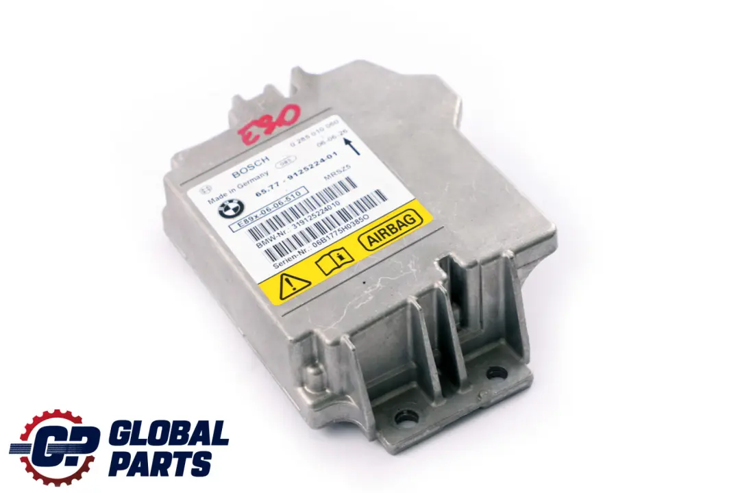 BMW 1 3 SERIES E87 E90 E91 Control Unit Airbag ECU NO CRASH DATA - SKU 9125224 - Part number 65779125224