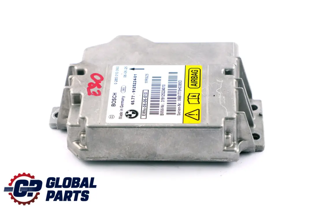 Control Unit Airbag ECU NO CRASH DATA to BMW 1 3 SERIES E87 E90 E91 with Part number 65779125224 BMW 1 3 SERIES E87 E90 E91 Control Unit Airbag ECU NO CRASH DATA - SKU 9125224 - Part number 65779125224