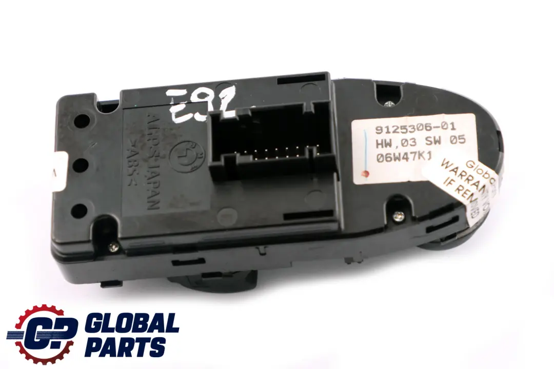 Driver Side Window Lifter Switch Seat to BMW 3 Series E92 E92N LCI with Part number 9125305 BMW 3 Series E92 E92N LCI Driver Side Window Lifter Switch Seat - SKU 9125306 - Part number 9125305
