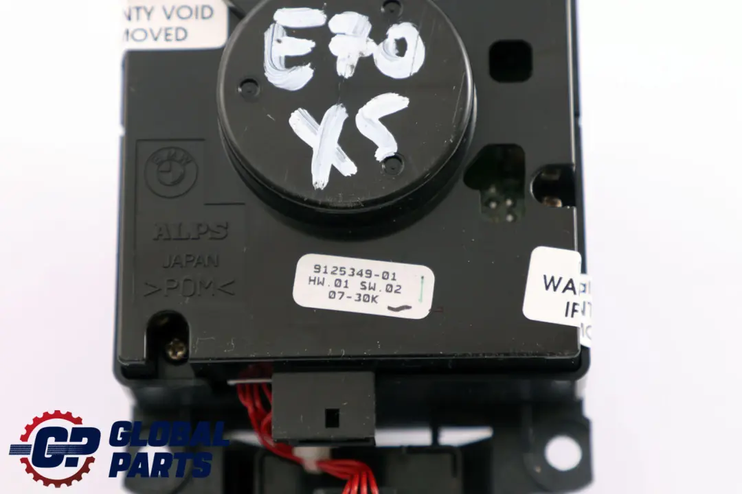 Navigation Bedienfeld Drehschalter Controller Schalter für BMW X5 X6 er E70 E71 mit Teilenummer 9125349 BMW X5 X6 er E70 E71 Navigation Bedienfeld Drehschalter Controller Schalter - SKU 9125349 - Teilenummer 9125349