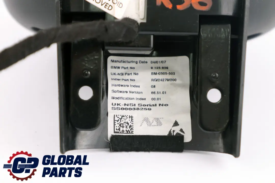  Tachimetro Mini Cooper R56 R57 R60 Contagiri Cromo - SKU 9125939 - Numero di parte 9125939