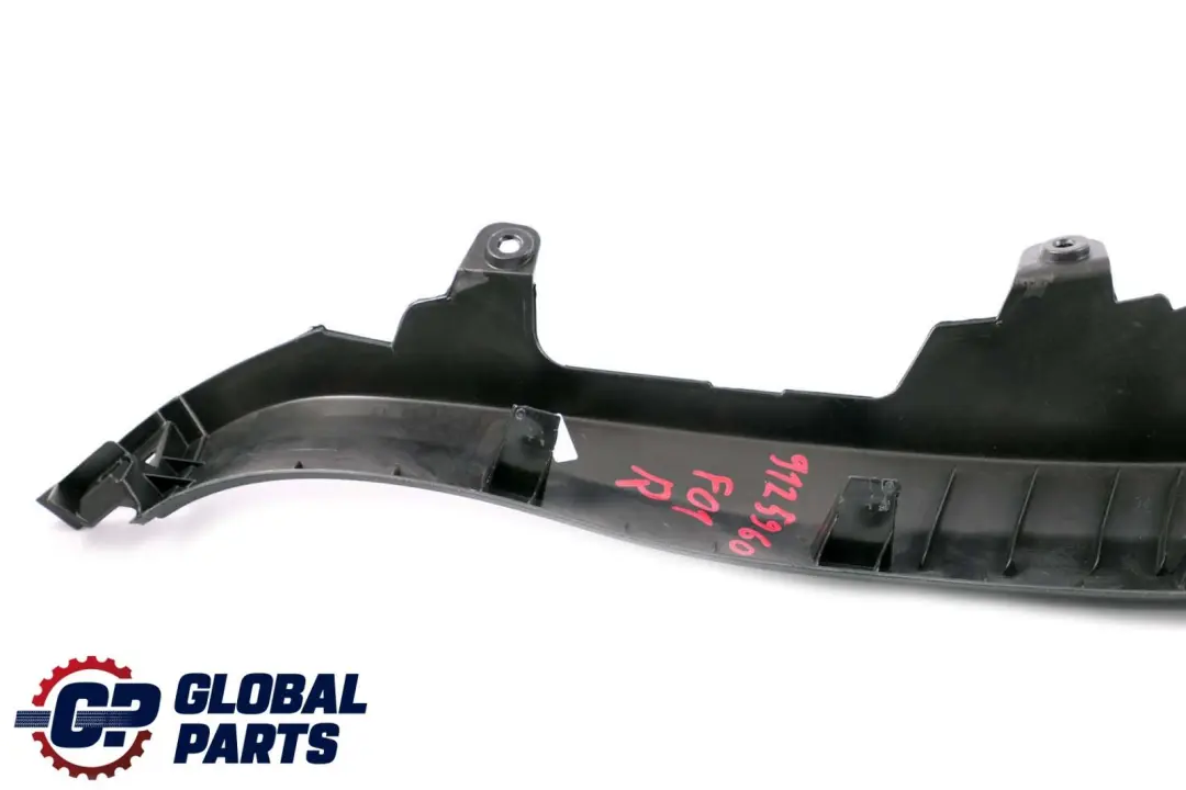 BMW F01 F02 LCI Tapa Panel Embellecedor Columna C Pilar Inferior Derecho 9112886 - SKU 9125960 - Número de pieza 9125960