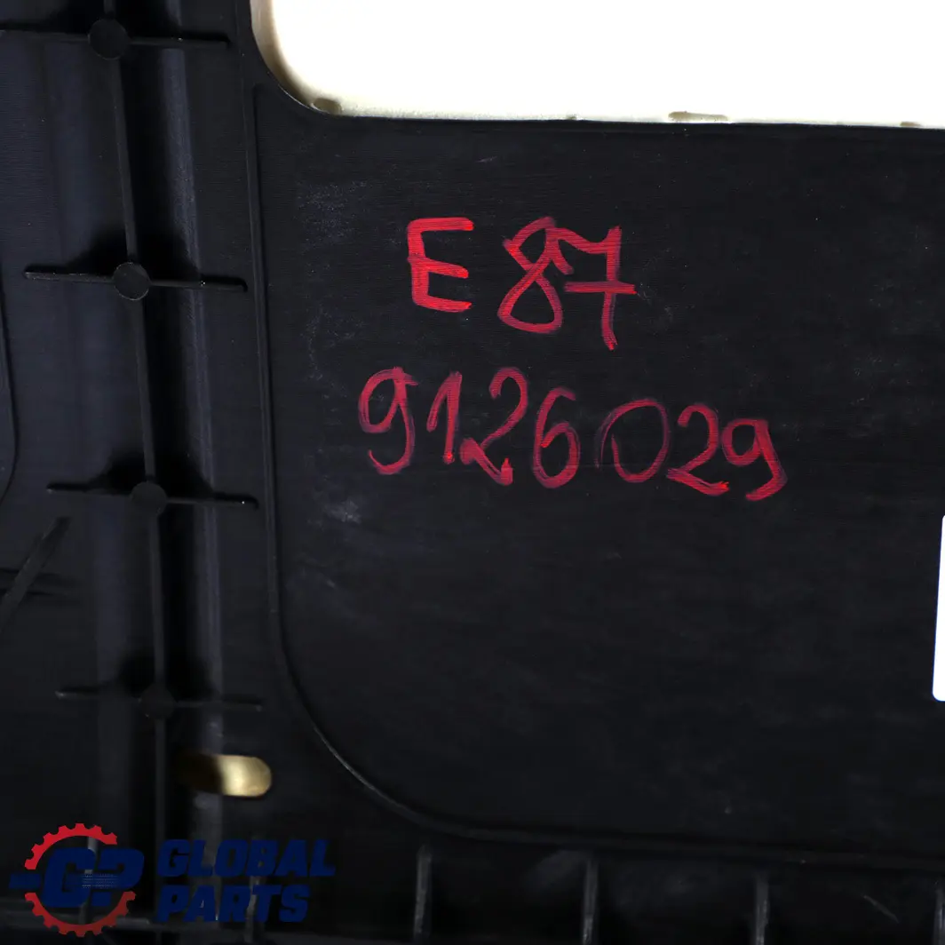 BMW E87 LCI Rücksitzbank Couch Innenabdeckung Stoff Leder Pearlpoint - SKU 9126029 - Teilenummer 9126029