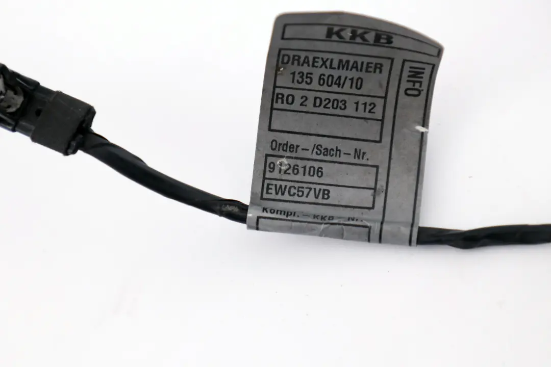 Adapter Lead Outside Temperature Sensor to BMW Mini R55 R56 R57 Cabrio with Part number 9126106 BMW Mini R55 R56 R57 Cabrio Adapter Lead Outside Temperature Sensor - SKU 9126106 - Part number 9126106