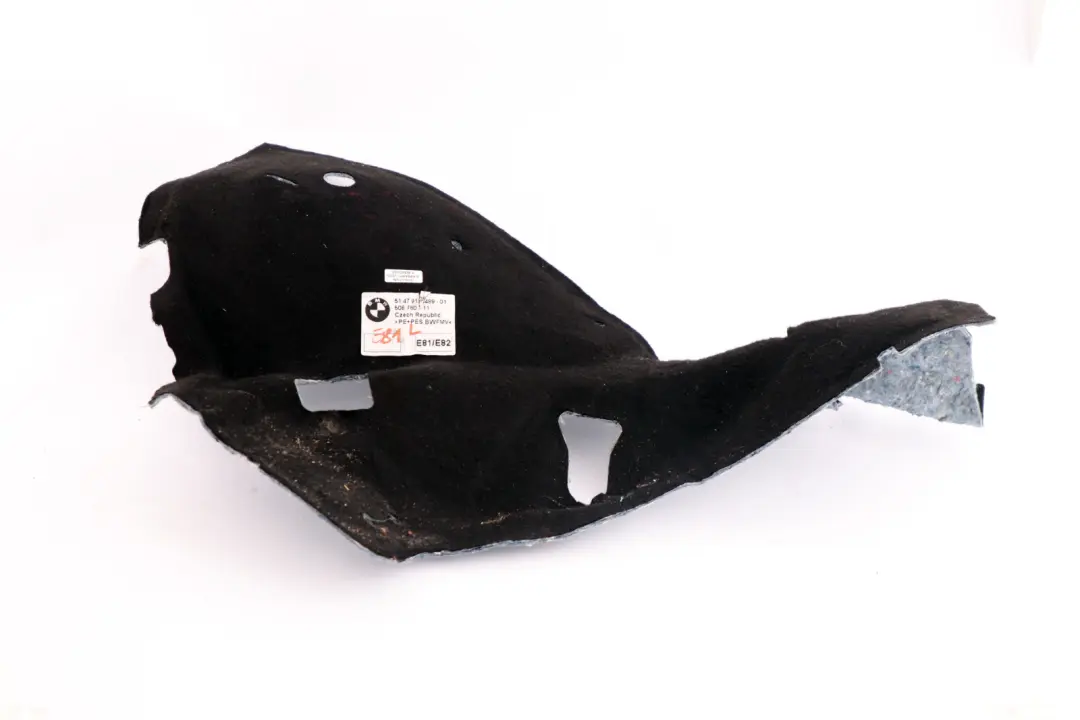 Insonorisation Timonerie Arriere Gauche pour BMW 1 Serie E81 E82 E87 LCI à propos du numéro de pièce 9126489 BMW 1 Serie E81 E82 E87 LCI Insonorisation Timonerie Arriere Gauche - SKU 9126489 - Numéro de pièce 9126489