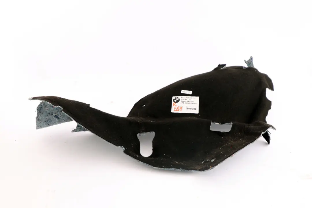 Fonoisolante Passaruota Posteriore Destro per BMW E81 E82 E87 LCI con numero di parte 9126490 BMW E81 E82 E87 LCI Fonoisolante Passaruota Posteriore Destro - SKU 9126490 - Numero di parte 9126490