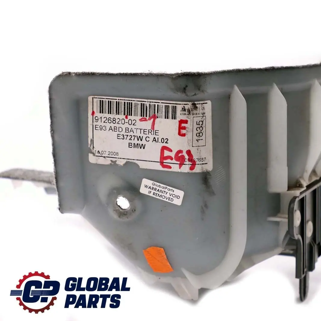 E93N LCI Embellecedor Tapa Maletero Tapa Bateria Panel para BMW E93 con número de pieza 9126820 BMW E93 E93N LCI Embellecedor Tapa Maletero Tapa Bateria Panel - SKU 9126820-1 - Número de pieza 9126820