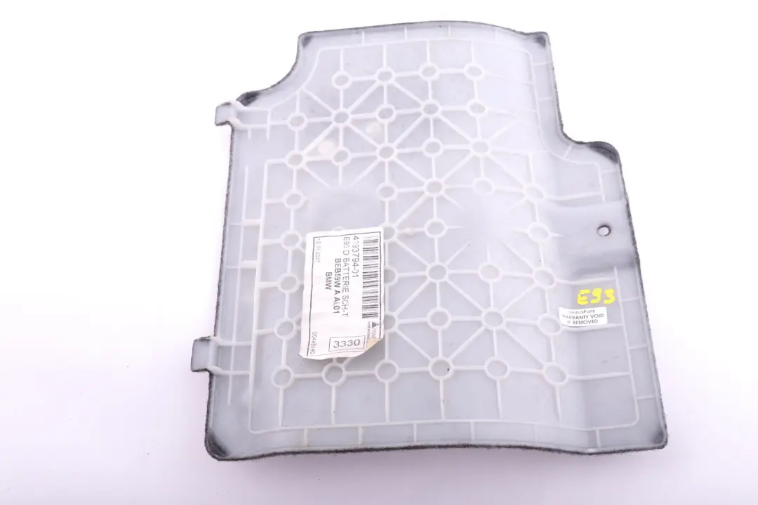 BMW E93 E93N LCI Tapa Bateria Maletero - SKU 9126821 - Número de pieza 9126821