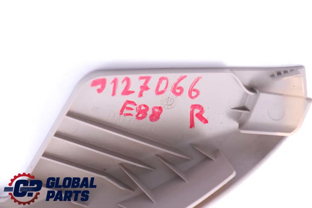 BMW E88 Cabrio Cubierta Mamparo Cinturon Carrete Derecha Beige 6962894 - SKU 9127066 - Número de pieza 9127066