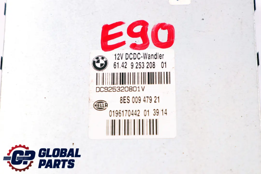 DC/DC Torque Converter Module Wandler 9253208 to BMW E81 E90 with Part number 9127088 BMW E81 E90 DC/DC Torque Converter Module Wandler 9253208 - SKU 9127088 - Part number 9127088