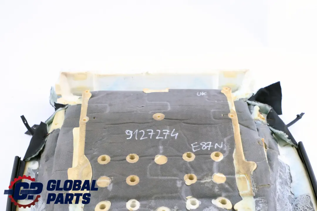 BMW E87 LCI Asiento Delantero Izquierdo Derecho Tela Revestimiento Negro - SKU 9127274 - Número de pieza 9127274