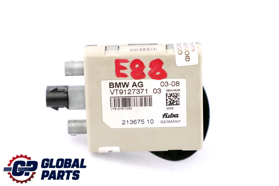 Aerial Antenna Base Module to BMW 1 Series E88 Cabrio with Part number 9127371 BMW 1 Series E88 Cabrio Aerial Antenna Base Module - SKU 9127371 - Part number 9127371